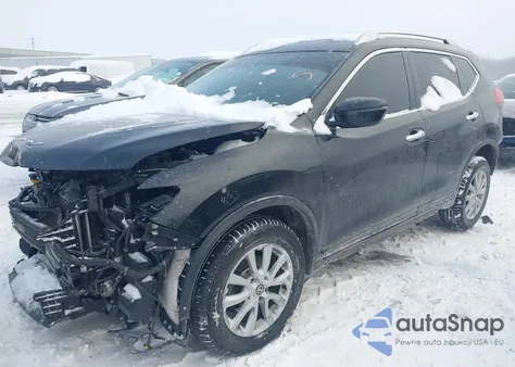 2017 Nissan Rogue Sv z USA, uszkodzony, nr VIN KNMAT2MVXHP532887